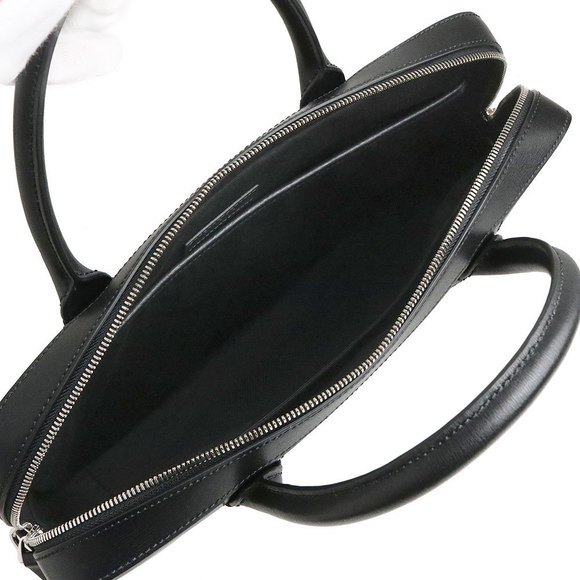 Bally 2way Shoulder Handbag Briefcase Black - Picture 3 of 11